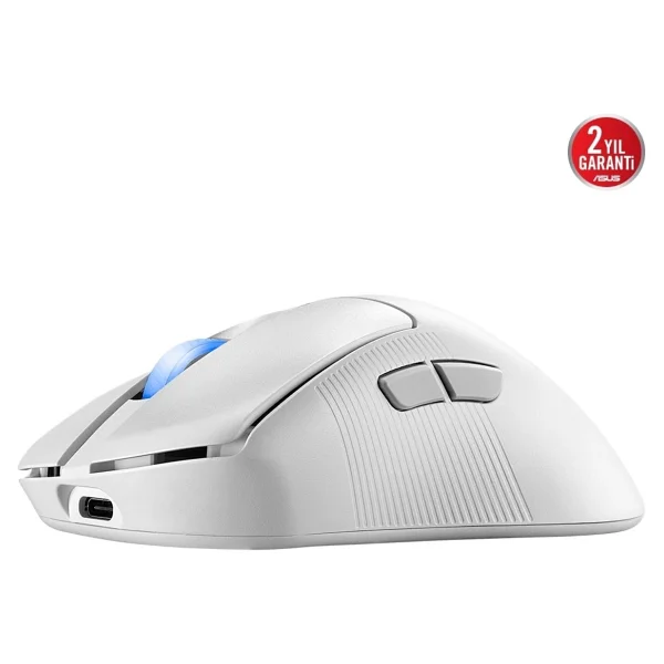 Asus Rog Keris Iı Ace Aimpoint Beyaz Optik Kablolu/Kablosuz Oyuncu Mouse - Görsel 8