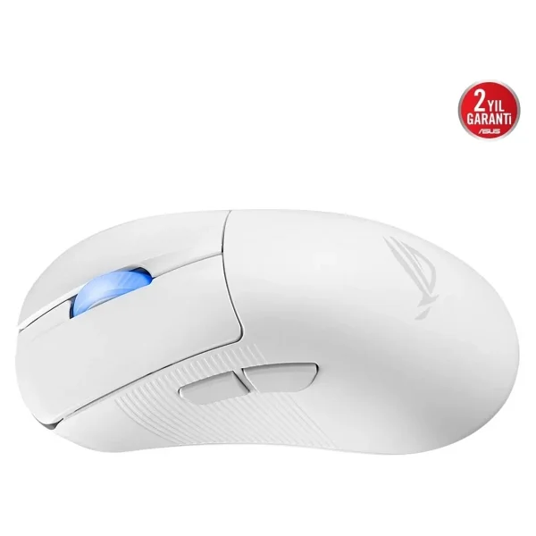 Asus Rog Keris Iı Ace Aimpoint Beyaz Optik Kablolu/Kablosuz Oyuncu Mouse - Görsel 9