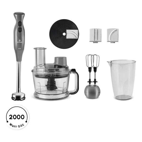 Emsan Pro Multimax 6in1 Iconic Beige 2000 W Mutfak Robotu - Görsel 10