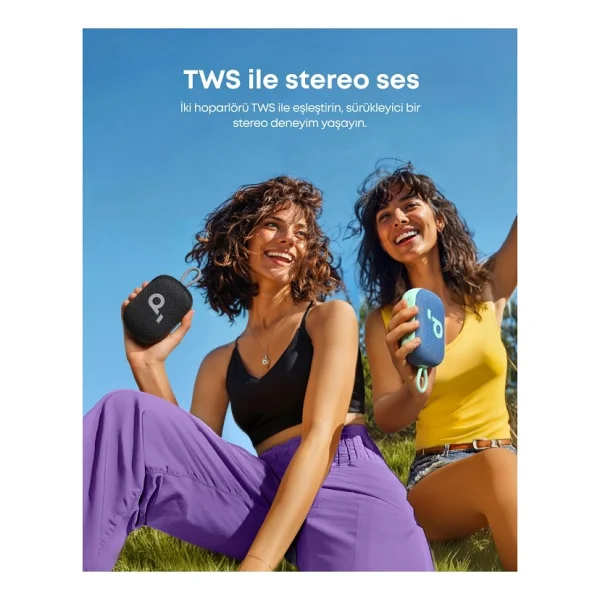 Anker Soundcore Select 4 Go TWS Siyah Bluetooth Hoparlör - Görsel 6