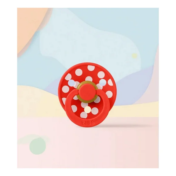 Bibs Studio Polka Big Anatomik 6-18 Ay Kauçuk Emzik - Görsel 5