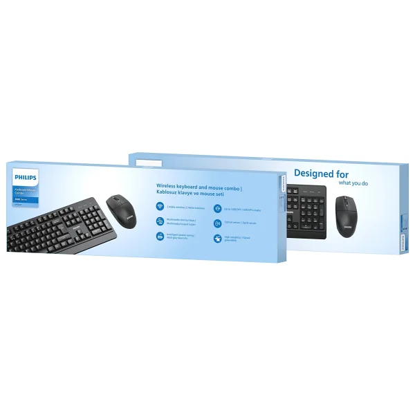 Philips Spt6347 Kablosuz Klavye Mouse Seti - Görsel 10
