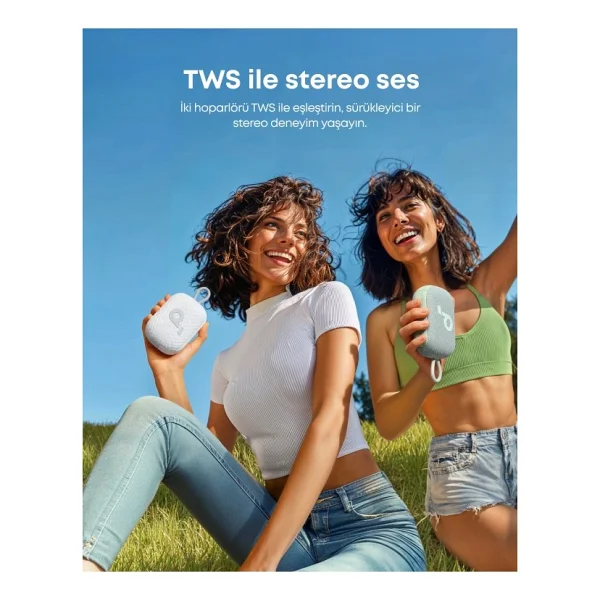 Anker Soundcore Select 4 Go TWS Beyaz Bluetooth Hoparlör - Görsel 6