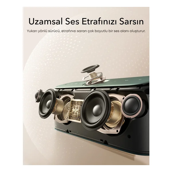 Anker Soundcore Motion X600 Yeşil Bluetooth Hoparlör - Görsel 5