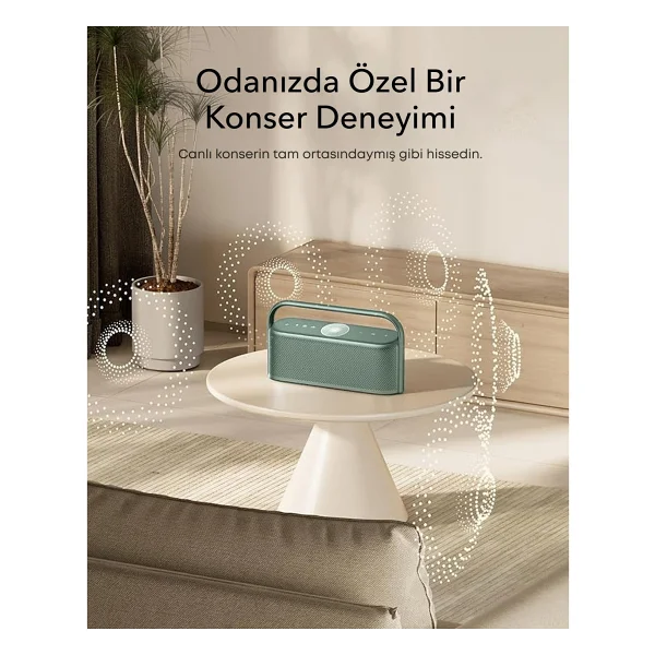 Anker Soundcore Motion X600 Yeşil Bluetooth Hoparlör - Görsel 2