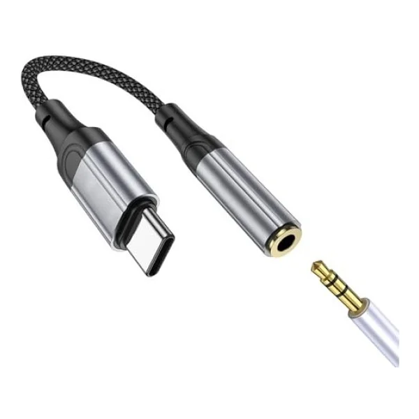Samsung A53 A54 A55 A56 Type C 3.5mm Çevirici Jack Aparat Kulaklık Dönüştürücü Type-C - Görsel 2