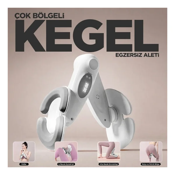 Relaxus İç Bacak Egzersiz Aleti Thigh Master Kegel Cihazı Pelvik Taban Kas Aleti Kalça Ve Kol Sıkılaştırıcı - Görsel 4
