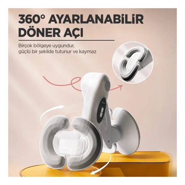Relaxus İç Bacak Egzersiz Aleti Thigh Master Kegel Cihazı Pelvik Taban Kas Aleti Kalça Ve Kol Sıkılaştırıcı - Görsel 6