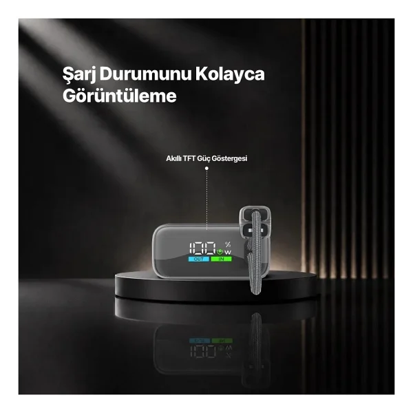 Ttec Recharger Pro Tft 2bb279g 35 W 10000 mAh Hızlı Şarj Powerbank - Görsel 10