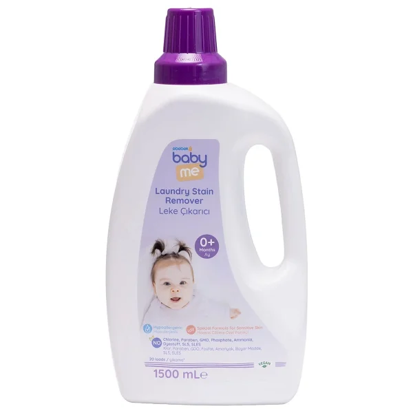 Baby&Me Bebek Çamaşır Leke Çıkarıcı 1500 Ml - Görsel 9