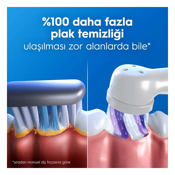 Oral-B İo 2 Pembe Şarjlı Diş Fırçası - Görsel 3