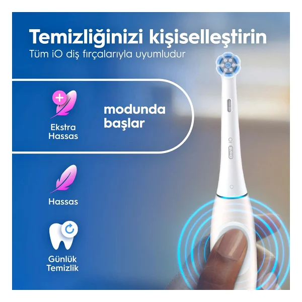 Oral-B İo 2 Pembe Şarjlı Diş Fırçası - Görsel 8