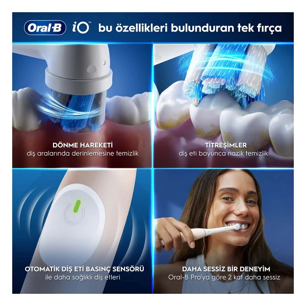 Oral-B İo 2 Pembe Şarjlı Diş Fırçası - Görsel 5