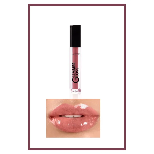 Note Glimmer Gloss 50 Rose Sorbet Dudak Parlatıcısı - Görsel 4
