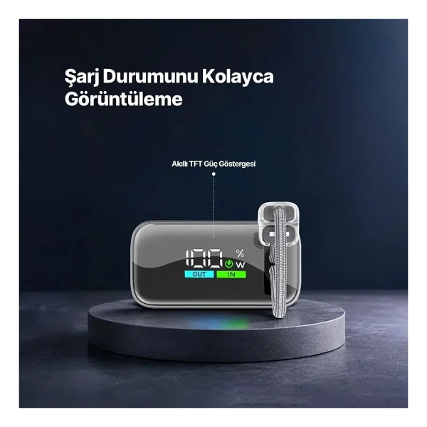 Ttec Recharger Pro Max Tft 2bb281 20000 mAh Hızlı Şarj Powerbank - Görsel 10