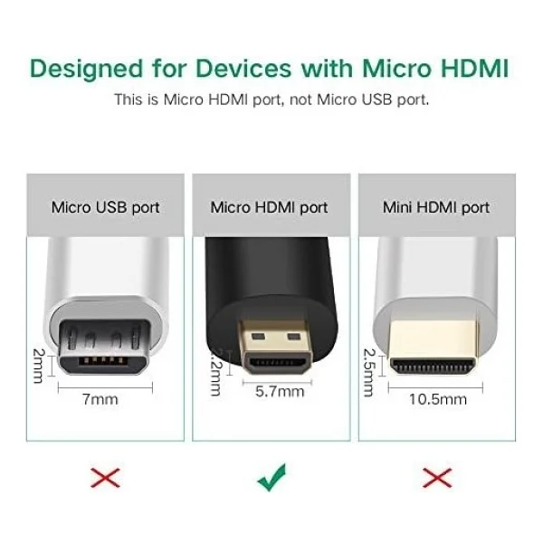Micro Hdmı To Hdmı Dönüştürücü Adaptör - Görsel 3