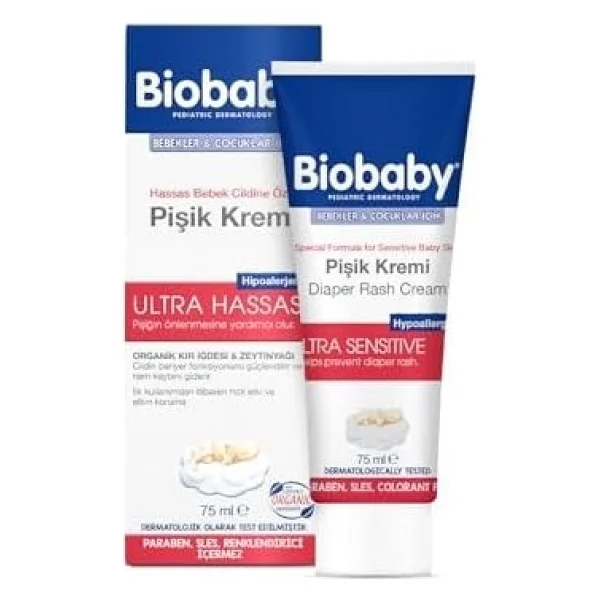 Biobaby Ultra Hassas Pişik Kremi 75 Ml - Görsel 2