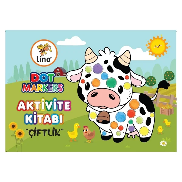 Dot Markers Boyama Kitabı - Çiftlik - Kolektif - Görsel 3