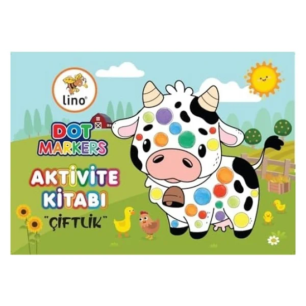 Dot Markers Boyama Kitabı - Çiftlik - Kolektif - Görsel 2