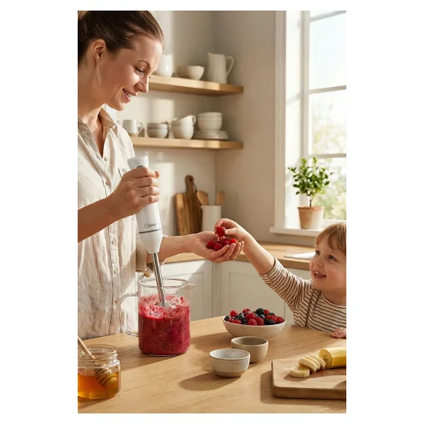 Kiwi Khb-4421 500 W Beyaz El Blender - Görsel 3