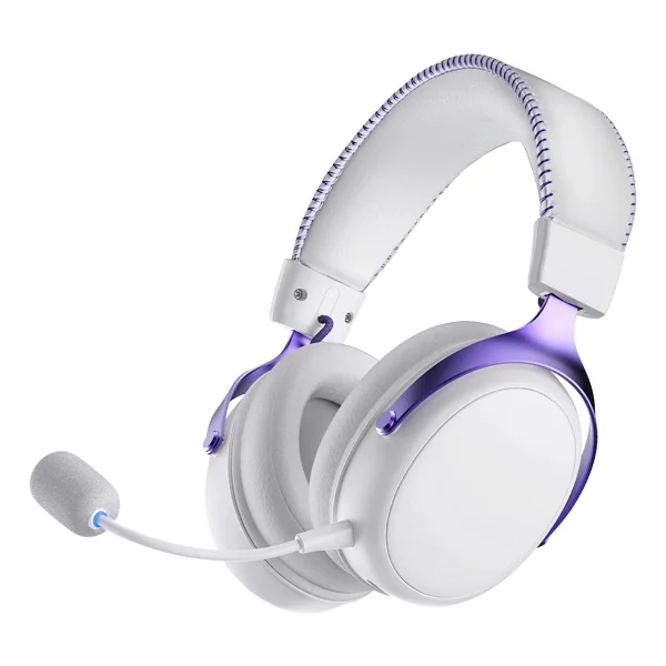 Akko Verge S9 Ultra Beyaz 7.1 USB Kablolu/Kablosuz Kulak Üstü Oyuncu Kulaklığı