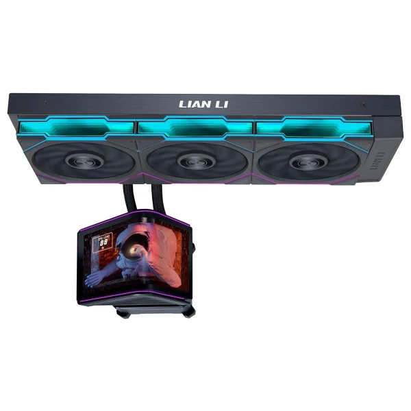 Lian Li Hydroshift Iı OLED Curved 360tl G89.Ghs2oldc36tb.00 360 Mm Siyah İşlemci Sıvı Soğutucu - Görsel 2