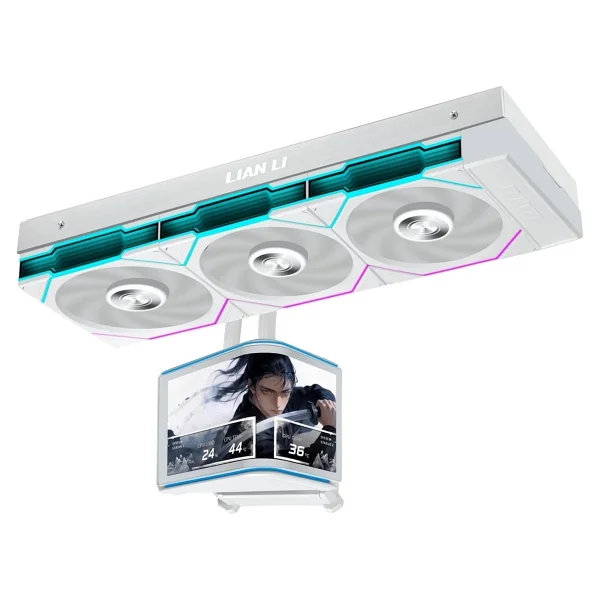 Lian Li Hydroshift Iı OLED Curved 360tl G89.Ghs2oldc36tw.00 360 Mm Beyaz İşlemci Sıvı Soğutucu - Görsel 4