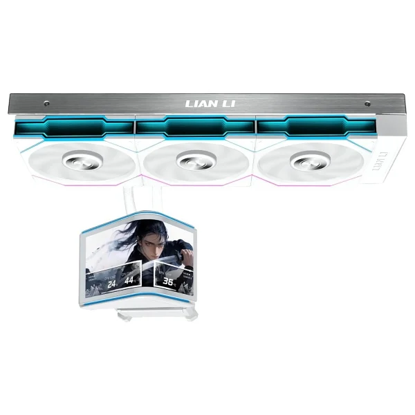 Lian Li Hydroshift Iı OLED Curved 360tl G89.Ghs2oldc36tw.00 360 Mm Beyaz İşlemci Sıvı Soğutucu - Görsel 2