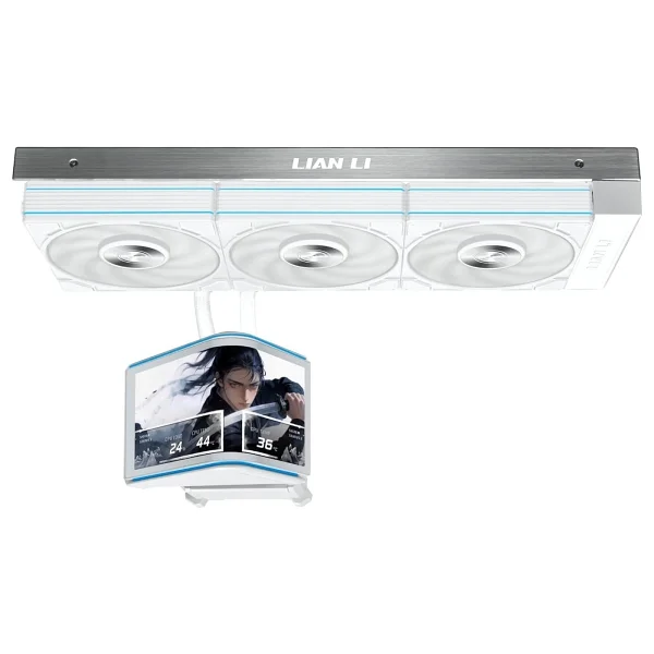Lian Li Hydroshift Iı OLED Curved 360p28 G89.Ghs2oldc36pw.00 360 Mm Beyaz İşlemci Sıvı Soğutucu - Görsel 3