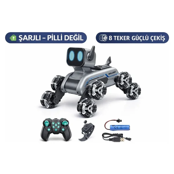 Vardem Jın-2950-1 8 Tekerli Oyuncak Robot - Görsel 7