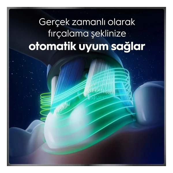 Oral-B İo 10 Kozmik Siyah Şarjlı Diş Fırçası - Görsel 8