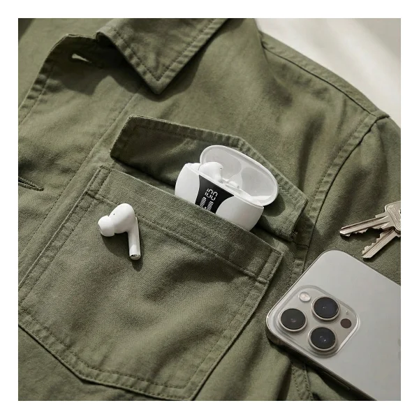 S-Link Airlite X-4 ANC TWS Beyaz Kulak İçi Bluetooth Kulaklık - Görsel 8