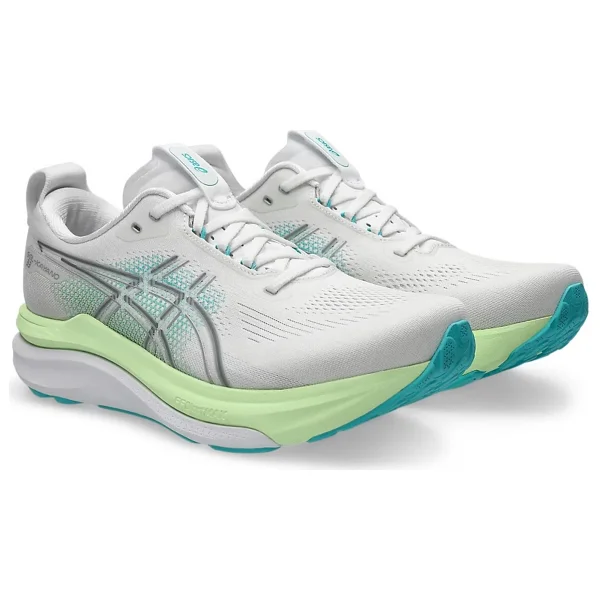 Asics Gel-Kayano 33 1011c167-100 Beyaz-Turkuaz Erkek Koşu Ayakkabısı - Görsel 2