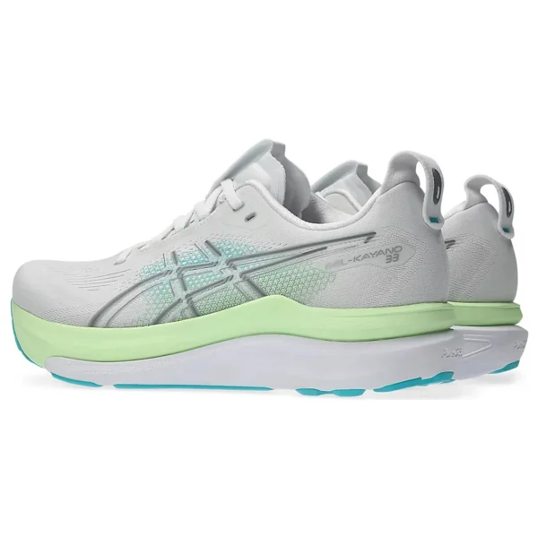 Asics Gel-Kayano 33 1011c167-100 Beyaz-Turkuaz Erkek Koşu Ayakkabısı - Görsel 3