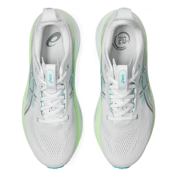 Asics Gel-Kayano 33 1011c167-100 Beyaz-Turkuaz Erkek Koşu Ayakkabısı - Görsel 4