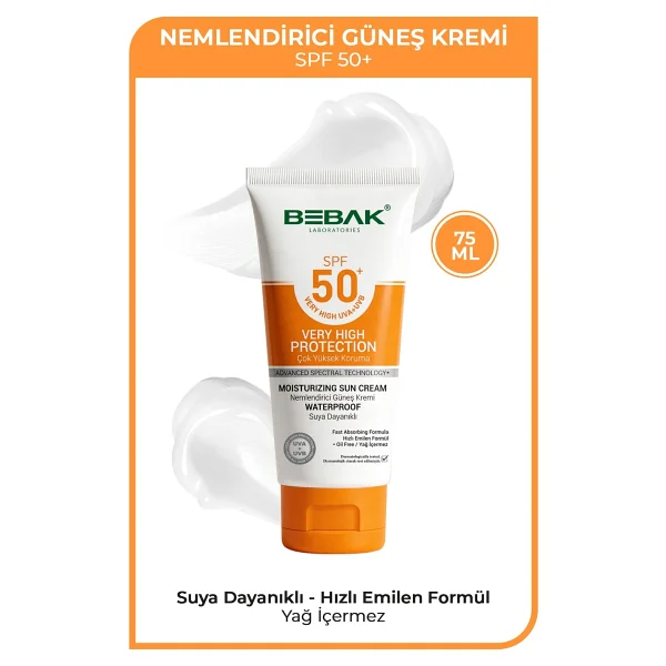 Bebak Nemlendirici 50 Faktör Güneş Kremi 75 Ml - Görsel 6