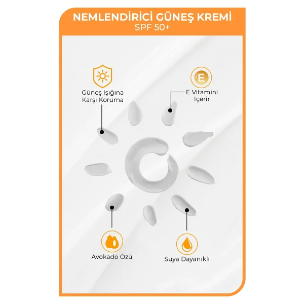 Bebak Nemlendirici 50 Faktör Güneş Kremi 75 Ml - Görsel 2