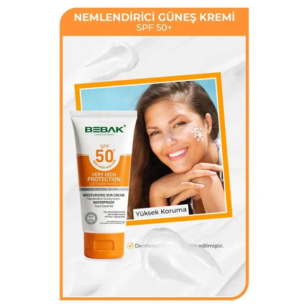 Bebak Nemlendirici 50 Faktör Güneş Kremi 75 Ml - Görsel 4