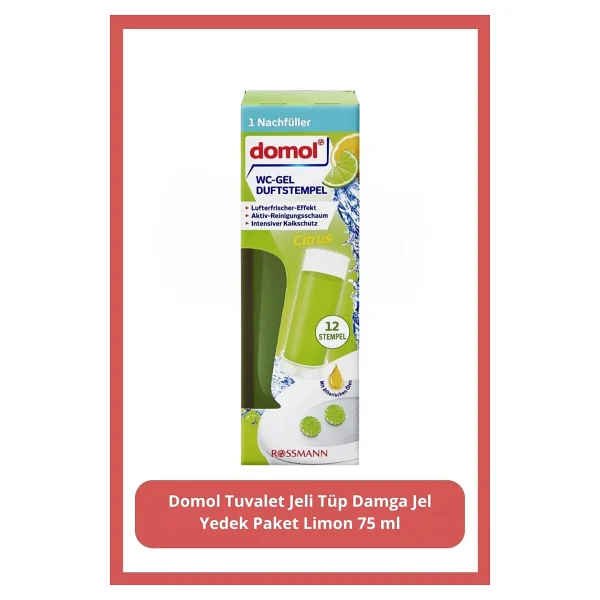 Domol Limonlu Yedek Tuvalet Jeli 75 Ml - Görsel 3
