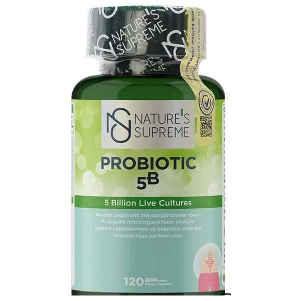 Nature's Supreme Probiotic 5b 120 Kapsül - Görsel 3
