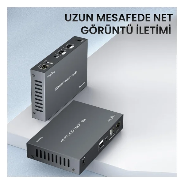 Veggieg 1080p Full HD 60hz Hdmı Kvm Ip Extender 200 Metre Cat5e/6 Hdmı Menzil Genişletici Uzatıcı - Görsel 9