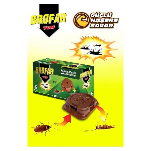 Brofar Hamamböceği Ve Karınca Yemi Istasyonu X 3 Paket - Görsel 2