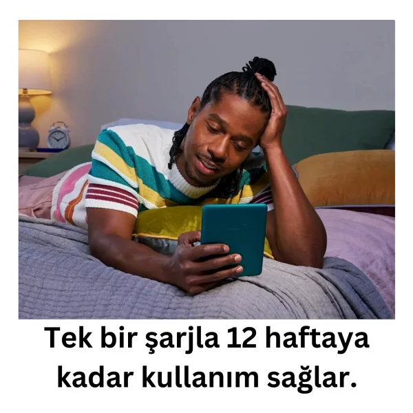 Amazon Kindle Paperwhite 12. Nesil Reklamlı 16 GB 7" E-Kitap Okuyucu - Görsel 10