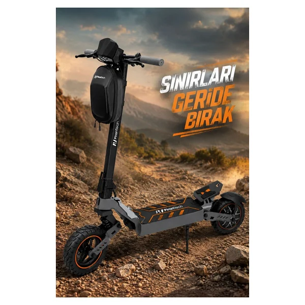 Pirantech F1 1000 W Katlanabilir Elektrikli Bisiklet - Görsel 2