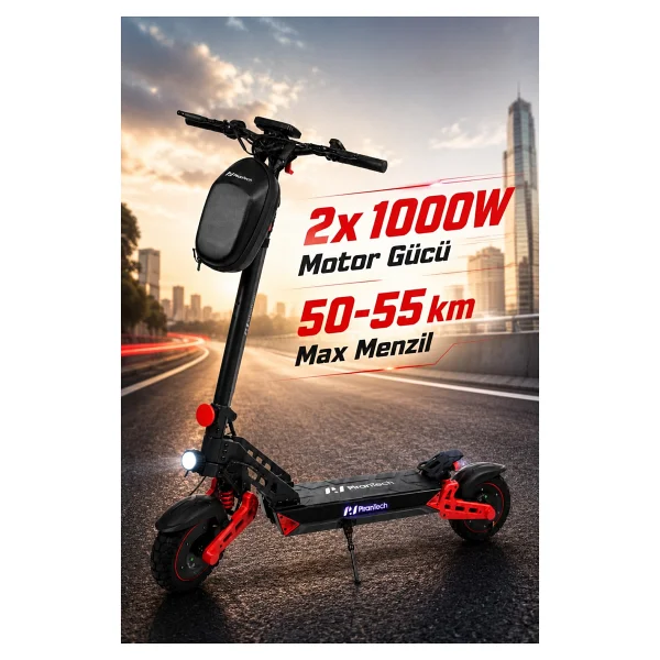 Pirantech D2 Pro Max 3000 W Elektrikli Scooter - Görsel 2