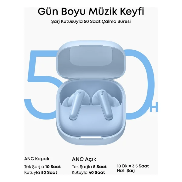 Anker Soundcore P31i ANC TWS Kulak İçi Bluetooth Kulaklık - Görsel 2