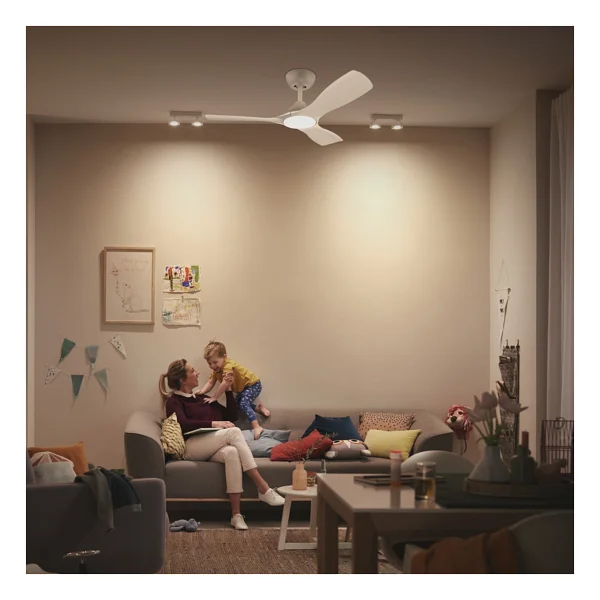 Philips Olas 30 W + 24 W Aydınlatmalı Tavan Vanilatörü - Görsel 2