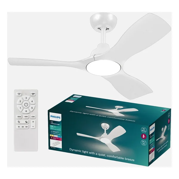Philips Olas 30 W + 24 W Aydınlatmalı Tavan Vanilatörü - Görsel 3