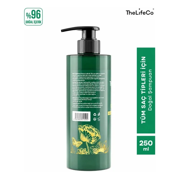 The Lifeco Hairfood Değerli Yağlar Serisi Doğal Şampuan 250 Ml - Görsel 6