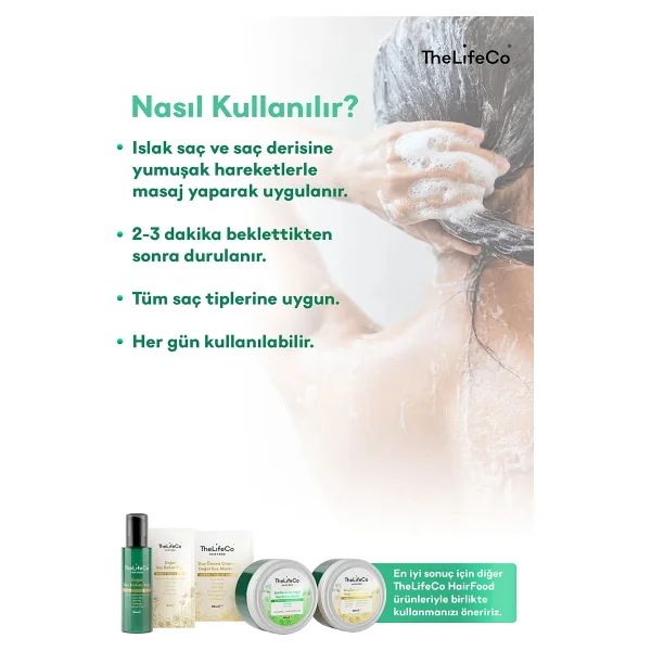 The Lifeco Hairfood Değerli Yağlar Serisi Doğal Şampuan 250 Ml - Görsel 3
